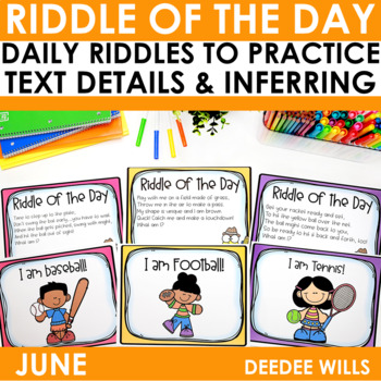 Preview of Summer Riddle of the Day | Sports, Beach, and More June Riddles