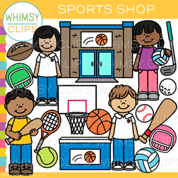 Preview of Sports Shop Clip Art