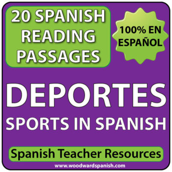 Preview of Sports - Spanish Reading Passages - Los Deportes