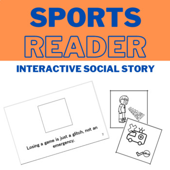Preview of Sports Super Bowl Interactive Social Story Reader