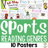 Sports Theme:  10 Reading Genre Posters (Bulletin Board Set)