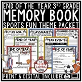 Sports Theme End of Year Memory Book 3rd Grade Last Week o