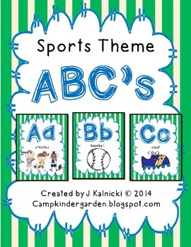 Preview of Sports Theme - Alphabet ABC's