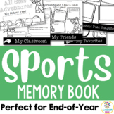 Sports Theme End of Year Memory Book