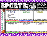 Sports Theme Guided Group Posters