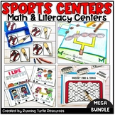 Sports Theme Math and Literacy Centers for Preschool Kindergarten