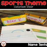 Sports Theme Name Tags | Table Tents