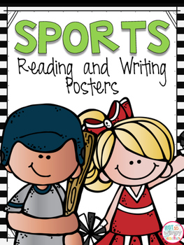 Preview of Sports Theme Reading and Writing Posters