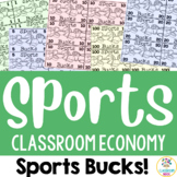 Sports Theme: Sport Bucks for Classroom Economy, Reward Sy