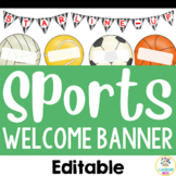 Sports Welcome Banner | Bulletin Board Classroom Door Disp