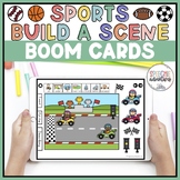 Sports Themed Build a Scene for Early Language Skills in S