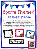 Sports Themed Calendar Set w/Days of the Week