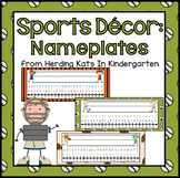 Sports Themed Name Tags