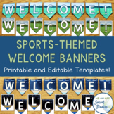 Sports Themed Printable Welcome Banners | Sports Bulletin Board