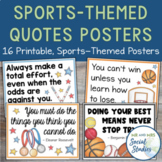 Sports Themed Quote Posters | Sports Bulletin Board