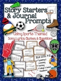 Winter Activities Journal Prompts and Sports Themed Story 