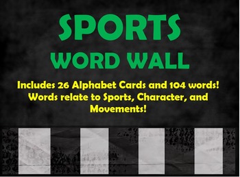 Preview of Sports  Word Wall