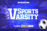 Sports Varsity Font | College Font by Beast Designer