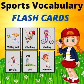 Sports flashcards printable-Sports Vocabulary Flashcards
