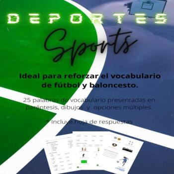 Preview of Sports Vocabulary: Los deportes ¡Así se dice! chapter 5