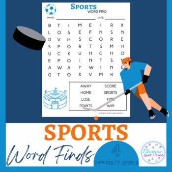 Preview of Sports Word Finds