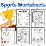 Sports Worksheets For Pre-K!