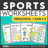 Sports Worksheets for Preschool | Sports Worksheets for Pr