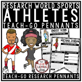 Preview of World Famous Sports Athletes Research Activities Report Templates