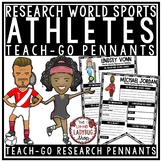 World Famous Sports Athletes Research Activities Report Templates