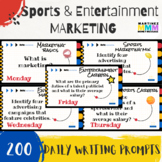 Sports and Entertainment Marketing Bell Ringer Writing Pro