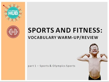 Preview of Sports & Fitness: Sports and Olympics Vocabulary Slideshow
