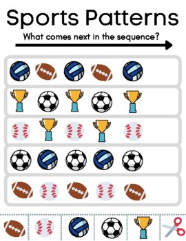 Sports Balls ABC Pattern Worksheet