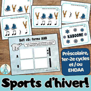 Preview of Sports d'hiver: cartes rythmiques, ateliers formes musicales, KABOOM, créations