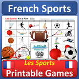 Sports in French Les Sports Printable Fun Review Games and