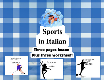 Preview of Sports in Italian