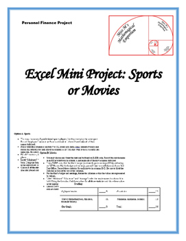 Preview of Sports or Movies Excel Mini Project