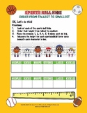 Sportsballkids® Measure and Order Height