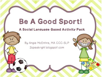 Preview of Be A Good Sport: A Social Language Activity Pack
