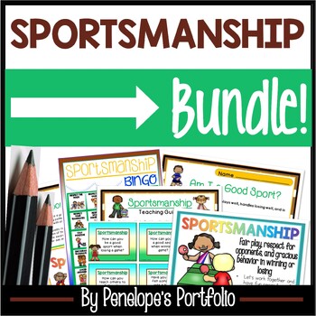 Preview of Sportsmanship BUNDLE: All Sportsmanship Lessons and Activities - Good Sport - PE