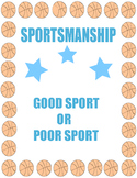 Sportsmanship: Good Sports and Poor Sports Choice Cards - 