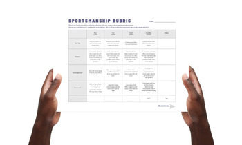 Preview of Sportsmanship Rubric and Sportsmanship Goal Setting