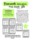 Sportsmanship & Teamwork Coloring Pages