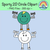 Sporty 2D Shapes Clipart - Free Download