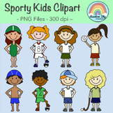 Sporty Kids Clipart