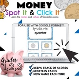 Spot It & CLICK It™ Money Game | Names and values of Canad