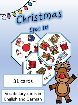 Spot It Christmas (includes Vocabulary Cards In English And German)