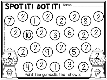 Numbers -Number Recognition Pages for Math Centers | TpT