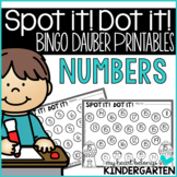 Numbers -Number Recognition Pages for Math Centers