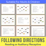 Following Directions Activity - Reading or Auditory