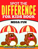 Spot The Difference For Kids Book (Mega Fun)
